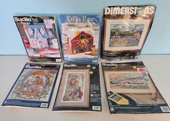 Cross Stitch & Needle Point Art Kits  By Bucilla, Dimensions & More