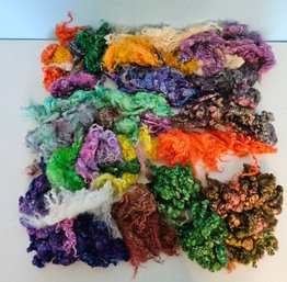 Curly Multi Colored Wool Roving