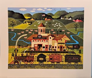 Fox Hill Farms Print, Signed By Charles Wysocki