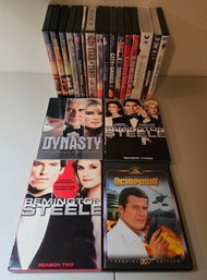 Assortment Of DVDs Incl Dynasty, Remington Steel, Mork & Mindy And More