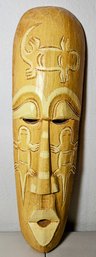 Wooden Hand Crafted Wall Hanging Mask
