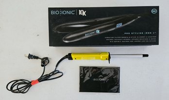 Bio Ionic Beauty Tools Straightener & Small Curling Iron With Heat Glove