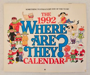 Vintage The 1992 Where Are They Calendar