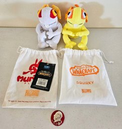 World Of Warcraft Plush Characters With Tags & Original Bag