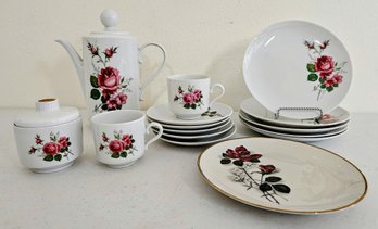 Winterling Marktleuthen Bavaria China Incl Teapot, Dinner Plates, Sugar Dish, Tea Cup & More