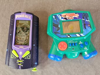 Vintage Hand Held Arcade Games Incl. Ultimate Pinball And Mission Impossible (tested)