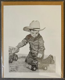 'my First Truck' Pencil Drawing By Glen Powell