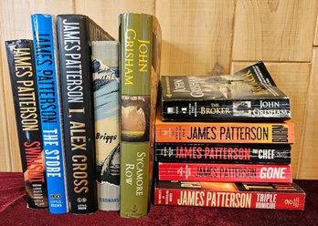 A Collection Of Books Incl. Mostly James Patterson