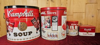 Vintage Campbell's Soup Tins (all Empty)