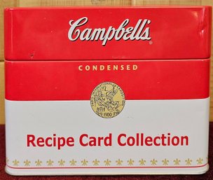 Vintage Campbell's Condensed Recipe Cards Collection Tin