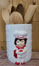 Vintage 1999 M'm! M'm! Good! Campbell Soup Company Kids  Large Embossed Ceramic C