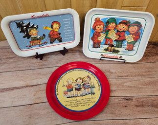 Vintage Campbells Kids Tin Trays (3)