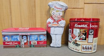 3 Campbells Collectable Tins