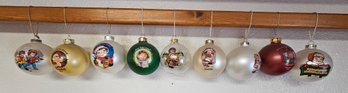 9 Campbells Soup Christmas Ornaments. Incl. 1990-2001 And More
