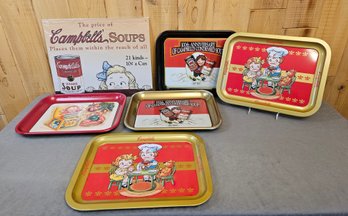 Collectors Campbells Kids Tin Trays And Wall Art