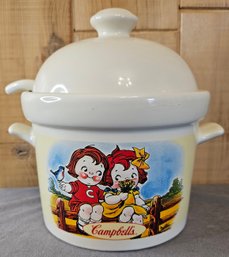 Vintage 1998 Campbells Kids Soup Tureen With Lid And Ladle
