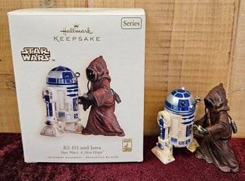 Hallmark Keepsake Star Wars R2 D2 And Jawa Christmas Ornament A New Hope