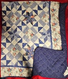 Blue And White Quilt