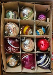 A Collection Of Christmas Vintage Ornaments