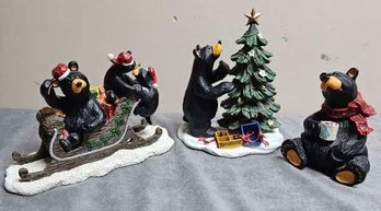A Lot Of Christmas Ceramic Bears