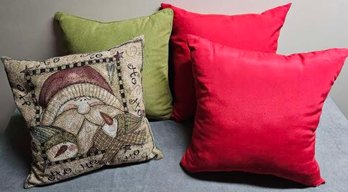 A Collection Of Christmas Throw Couch Pillows