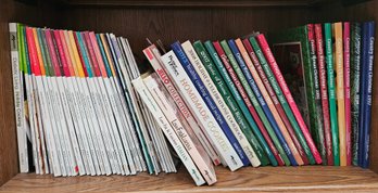 Collection Of Cookbooks And Magazines Including Better Homes And Food Network Magazine And More