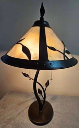 Metal Double Pull Leaf Lamp