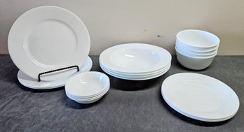 Vintage White Corelle Dinnerware 20 Piece