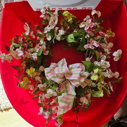 Flower Wreath With Tote