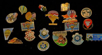 Array Of Hot Balloon Festival Pins