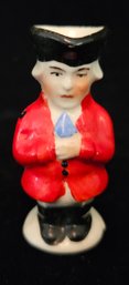 Vintage Tiny Handled Toby Mug: Roy Crown W French Marquess Red Fancy Suit