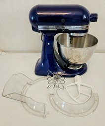 Kitchen Aid Counter Top Mixer W Locking Bowl & 2 Accessories