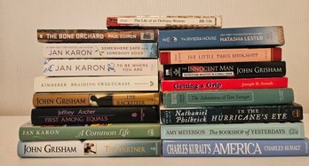 Lot Of Books Including John Grisham And Jan Karon, The Rivera House  More