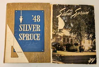 Vintage Silver Spruce Year Books, 1948 & 49