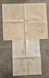 Larimer County Highway And 1960 Wellington Quadrangle Maps