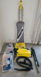 Oreck Xl 9100C Compact Canister Vacuum And Oreck XL 2700 Vacuums With Manuals, Bags & More (tested)