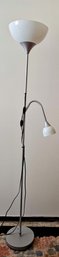 Double Headed Metal Floor Lamp