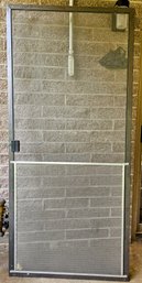 Screen Door With Steel Pet Grille