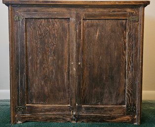 Wood Storage Cabinet