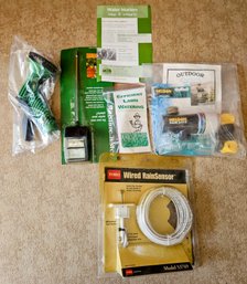 New Mini Moisture Sensor, New Toro Wired Rain Sensor, New Nelson Rain Date Timer