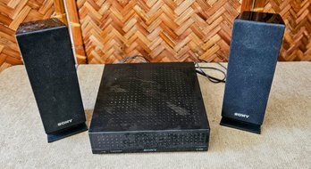 Surround Amplifier 2010 Model  With Speakers , Tested