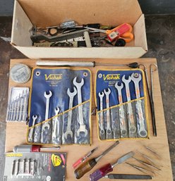 Vlchek Open End Wrenches, With Other Chisels, Screwdrivers And More