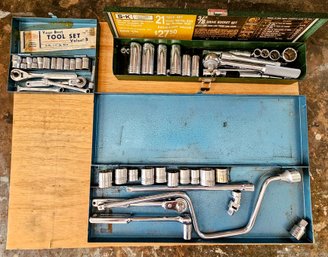 Three Misc. Socket Sets