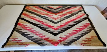 Antique Native American Eye Dazzler Navajo Rug