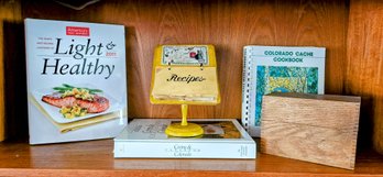 Cookbooks! With A Vintage Recipe Stand