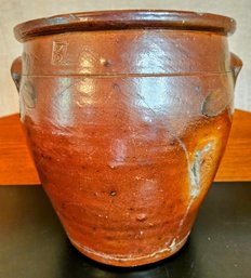 Vintage 3 Gallon  Brown Crock