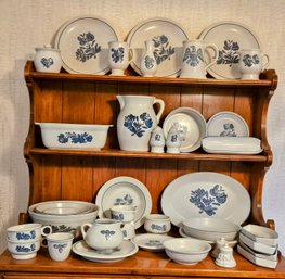 Pfaltzgraff Yorktown Stoneware Dishes Including Serving Dishes