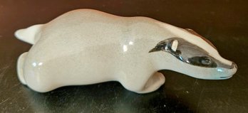 Vintage Porcelain Lomonoson USSR Long Badger