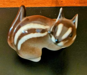 Vintage Lomomosov Porcelain Chipmunk USSR