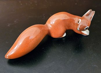 Vintage Lomonosov Porcelain Squirrel Made In The USSR